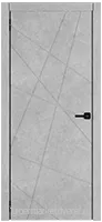 Межкомнатная дверь Тоскана 1 бетон серый производителя EKODOOR