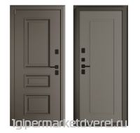 Входная металлическая дверь Стальная 60 муар коричневый  производителя Двериесть.РФ