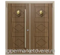 Входная металлическая дверь Termo Wood | Первый Гипермаркет Дверей Входная металлическая дверь Termo Wood производителя PORTALLE