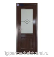 Уцененная дверь 2Х Орех СИЕНА | 1 Гипермаркет Дверей